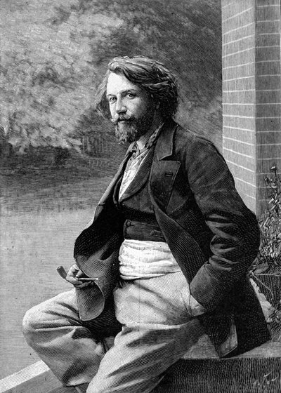 Retrato de Gustave Charpentier. Compositor francês (1860 a 1956). de Unknown artist
