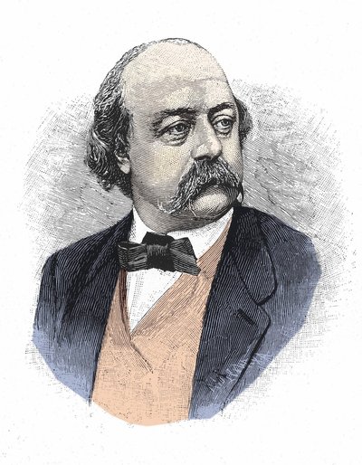 Retrato de Gustave Flaubert (1821 - 1880). de Unknown artist
