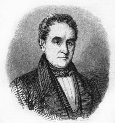 Retrato de Hendrik Tollens 1780-1856. Poeta holandês. de Unknown artist