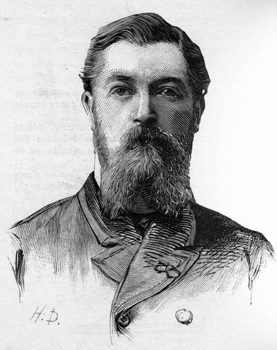 Retrato de Henri Roulleaux Dugage (1849-1887), deputado entre 1885 e 1887. de Unknown artist