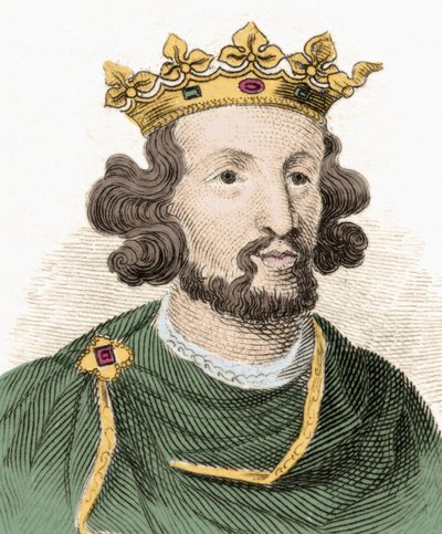 Retrato de Henrique III Plantageneta (1207-1272), Rei de Inglaterra. de Unknown artist
