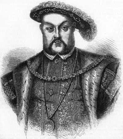 Retrato de Henrique VIII, Rei de Inglaterra e da Irlanda (1491-1547). de Unknown artist