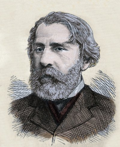 Retrato de Ivan Turgeniev (Turgenev) de Unknown artist