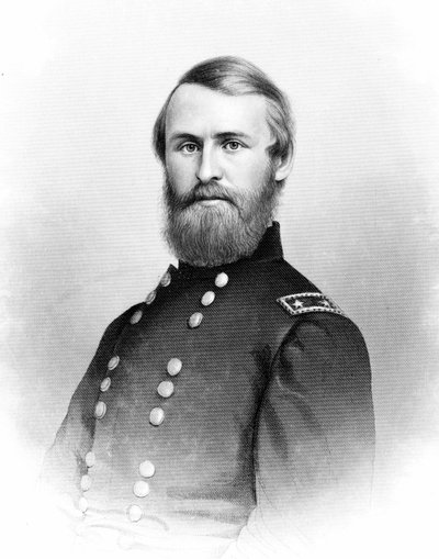 Retrato de Jacob Dolson Cox que participou da Guerra Civil. de Unknown artist