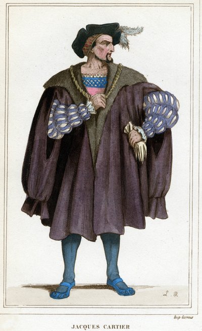 Retrato de Jacques Cartier (1491 - 1557). de Unknown artist