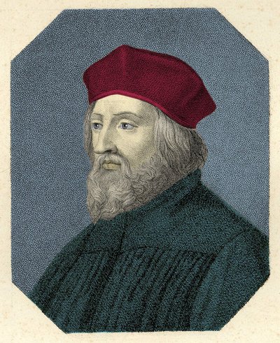 Retrato de Jan Hus (ou Jean Huss de Unknown artist