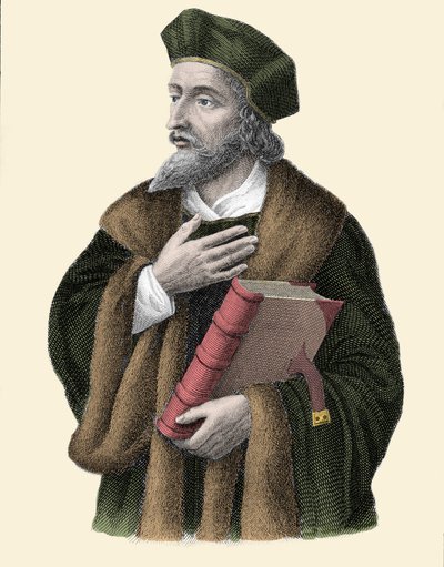 Retrato de Jan Hus (ou Jean Huss de Unknown artist