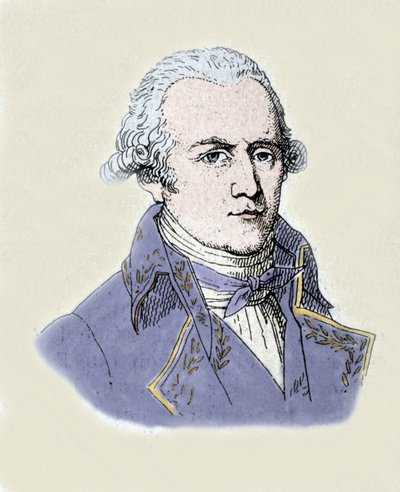 Retrato de Jean-Baptiste (Jean Baptiste) Lamarck (1744-1829). de Unknown artist