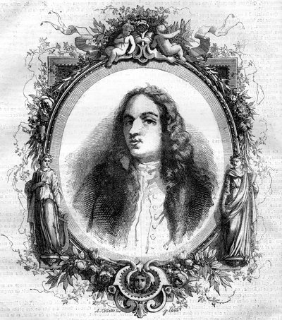 Retrato de Jean Antoine Watteau (1684-1721), pintor francês. de Unknown artist