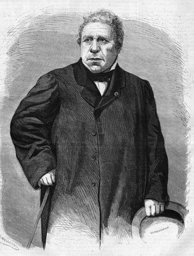 Retrato de Jean Auguste Dominique Ingres (1780-1867). Pintor francês. de Unknown artist
