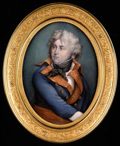 Retrato de Jean Baptiste Kléber (1753 - 1800). Pintura do século XIX. de Unknown artist
