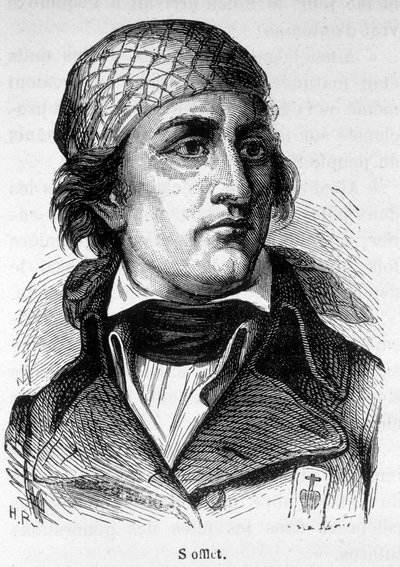 Retrato de Jean Nicolas Stofflet (1753-1796), actor da revolta dos vendeus. de Unknown artist
