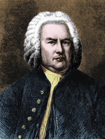 Retrato de Jean Sebastien Bach (Johann Sebastian Bach) de Unknown artist