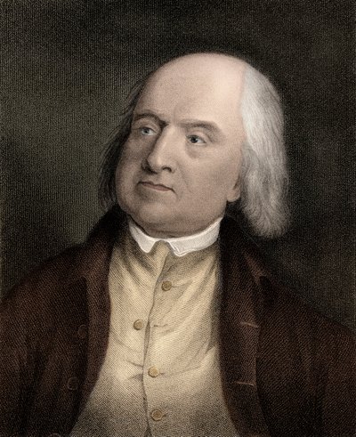 Retrato de Jeremy Bentham (1748-1832), filósofo, economista e jurista teórico inglês de Unknown artist