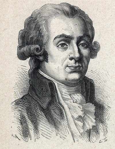 Retrato de Jerome Petion de Villeneuve (1756-1794), político francês. de Unknown artist