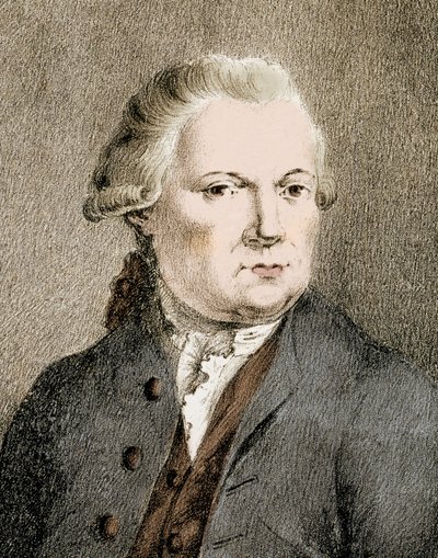 Retrato de Jiri Antonin Benda (Georg Anton Benda) (1722 - 1795) - Retrato de Jiri Antonin Benda (Georg Benda de Unknown artist