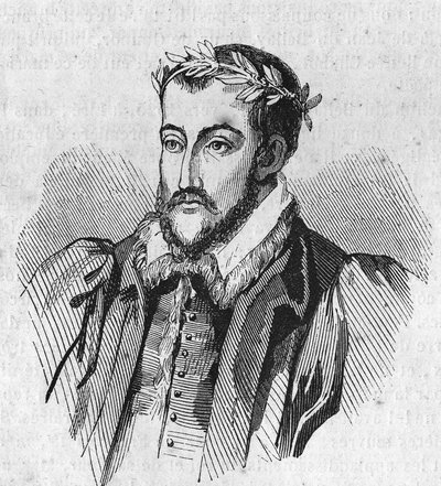 Retrato de Joachim du Bellay: poeta francês (chateau du Liré, Maine-et-Loire de Unknown artist