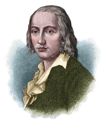 Retrato de Johann Christian Friedrich Holderlin (1770-1843), poeta alemão e pensador romântico. de Unknown artist