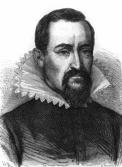 Retrato de Johannes Kepler (Keppler), Astrônomo (1571 - 1630) de Unknown artist