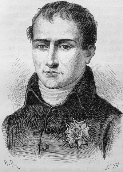 Retrato de Joseph Bonaparte (1768 - 1844). Gravura do final do século XIX em "Histoire de France" de H. Martin. de Unknown artist