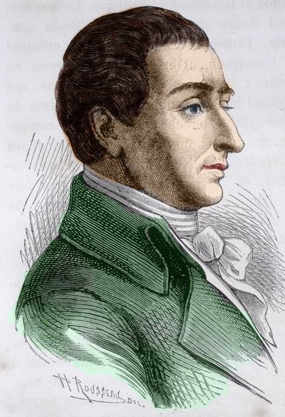 Retrato de Joseph Louis de Lagrange (1736-1813), matemático francês. de Unknown artist