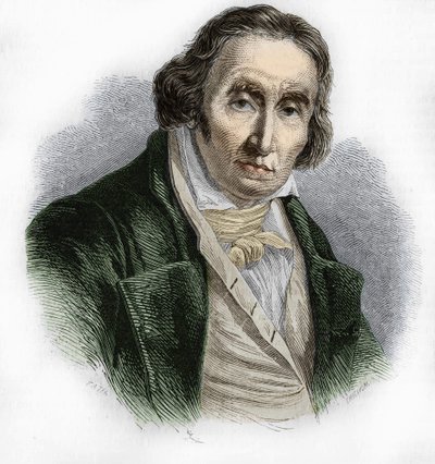 Retrato de Joseph Marie Jacquard (1752-1834), inventor mecânico francês do tear. de Unknown artist
