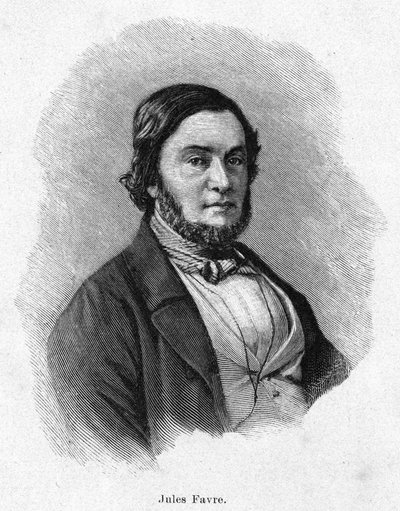 Retrato de Jules Favre (1809 -1880), político francês de Unknown artist