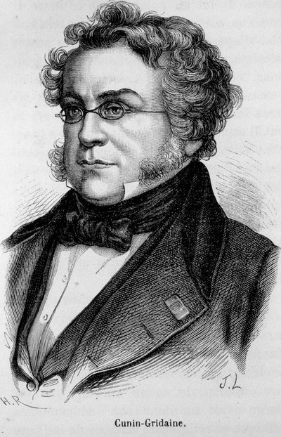Retrato de Laurent Cunin-Gridaine (Cunin Gridaine de Unknown artist