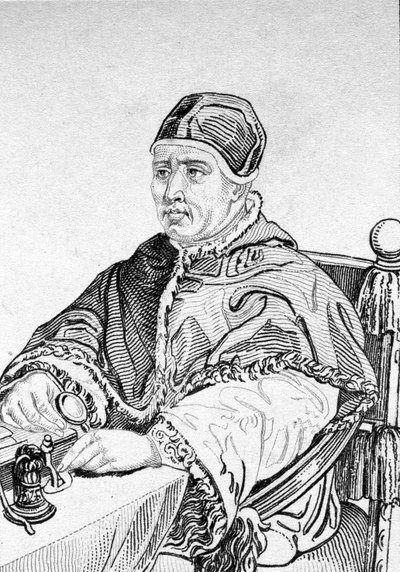 Retrato de Leão X (João de Médici) (1475 - 1521), 215º Papa (1513 - 1521). de Unknown artist