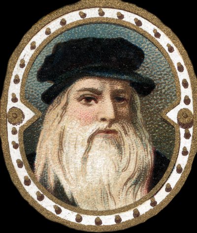 Retrato de Leonardo da Vinci (1452 - 1519) (Leonardo da Vinci). de Unknown artist
