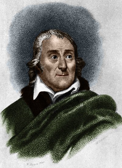 Retrato de Lorenzo da Ponte (1749-1838) libretista e escritor italiano de origem judaica. de Unknown artist