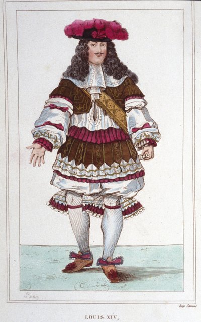 Retrato de Luís XIV (1638 - 1715), Rei de França. de Unknown artist