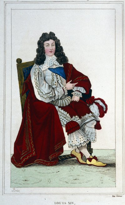 Retrato de Luís XIV (1638 - 1715), Rei de França. de Unknown artist