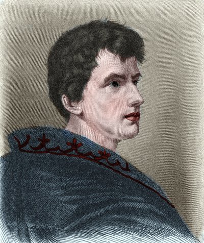 Retrato de Ludwig Joachim von Arnim dit Achim von Arnim (1781-1831), romancista, colunista, dramaturgo e poeta romântico alemão. de Unknown artist