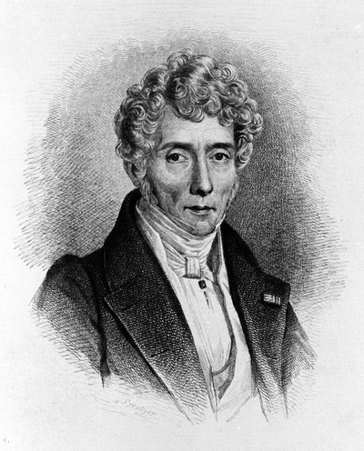 Retrato de Luigi Cherubini (1760-1842), compositor italiano. de Unknown artist