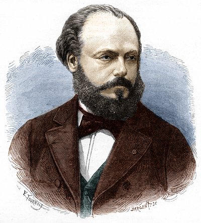 Retrato de Marcel Deprez (1843-1918), engenheiro e físico francês. de Unknown artist