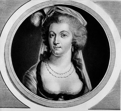 Retrato de Maria Antonieta (Marie-Antoinette de Unknown artist
