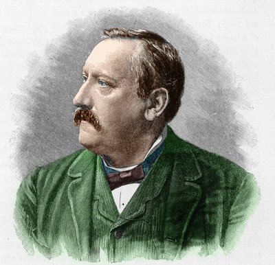 Retrato de Martin Greif (1839-1911) poeta alemão. de Unknown artist