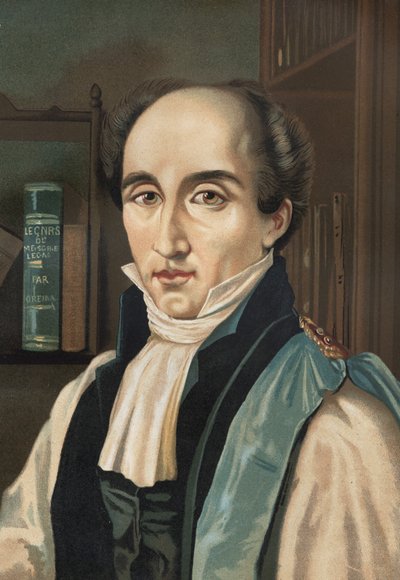 Retrato de Mathieu Joseph Bonaventure Orfila. Médico e químico francês de origem espanhola (Mah¿n de Unknown artist