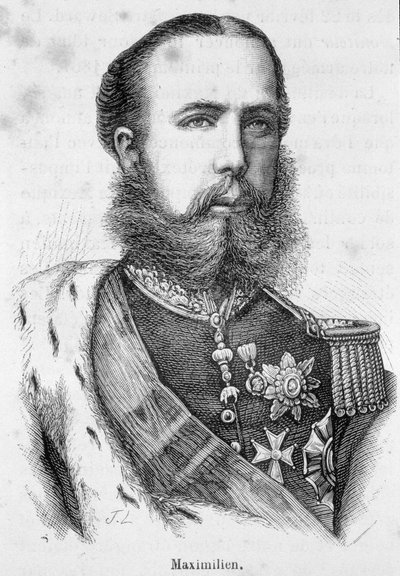 Retrato de Maximiliano I do México ou Ferdinando Maximiliano José, Príncipe Imperial e Arquiduque da Áustria, Príncipe Real da Hungria e Boheme (1832- 1867) de Unknown artist