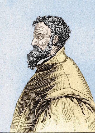 Retrato de Miguel Ângelo Buonarroti este Miguel Ângelo ou Michel Ange de Unknown artist