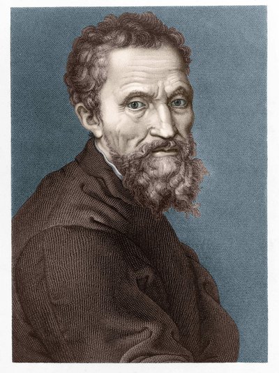 Retrato de Miguel Ângelo Buonarroti este Miguel Ângelo ou Michel Ange de Unknown artist
