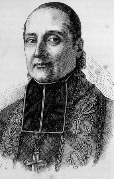 Retrato de Monsenhor Sibour, prelat francês (1792 -1857) de Unknown artist