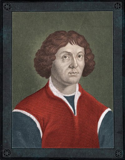 Retrato de Nicolas Copérnico (Nicolaus Copérnico de Unknown artist