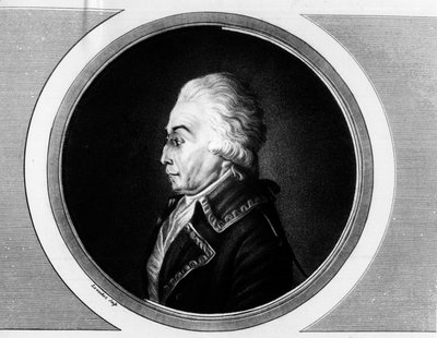 Retrato de Nicolas Luckner (1722-1794) Marechal de França. Gravura em "Colecção completa de pinturas históricas da revolução francesa, em três volumes". 1804. de Unknown artist