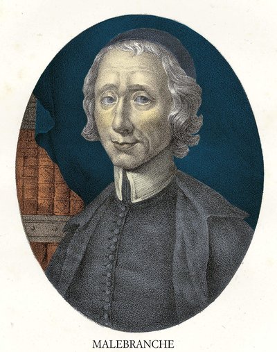 Retrato de Nicolas Malebranche (1638 - 1715) filósofo e teólogo francês. de Unknown artist