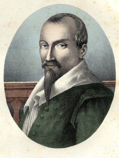 Retrato de Olivier De Serres (v. 1539 - 1619) Agrônomo francês. de Unknown artist