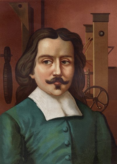 Retrato de Otto von Guericke (Otto de Guericke de Unknown artist