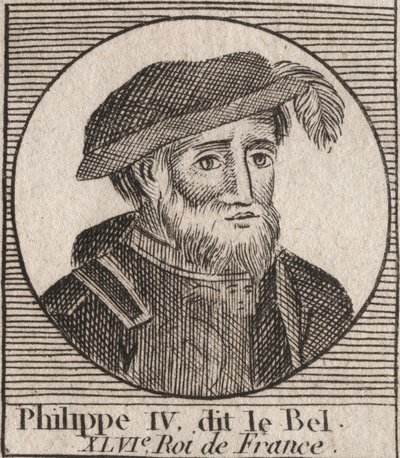 Retrato de Filipe IV, o Belo de Unknown artist
