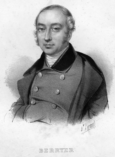 Retrato de Pierre Antoine (Pierre-Antoine) Berryer (1790-1868) (Berryer fils), advogado e político francês de Unknown artist